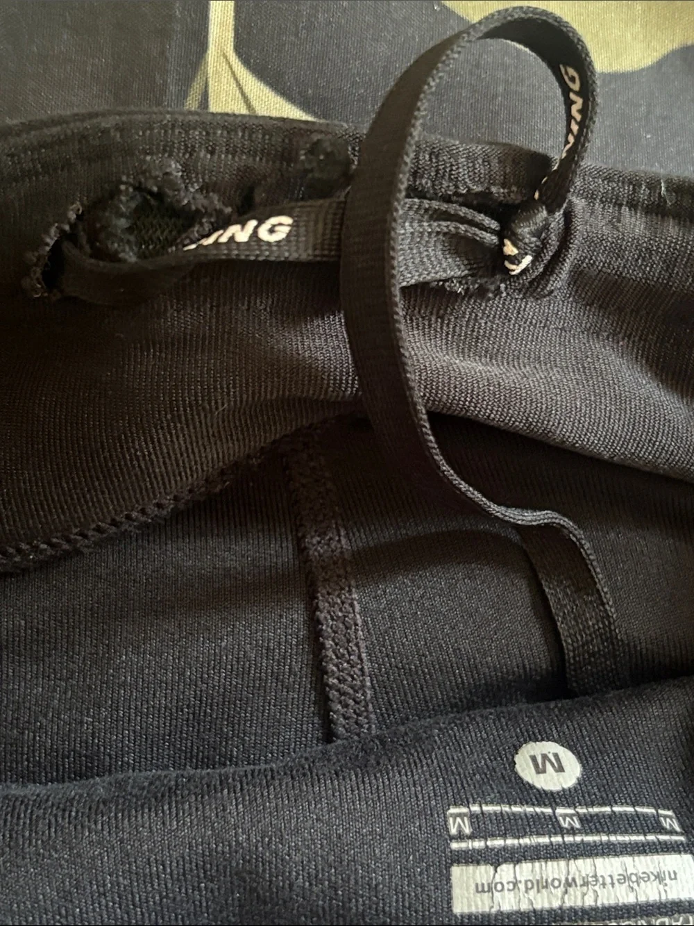 Nike Dri Fit Black Capri Leggings, Size M